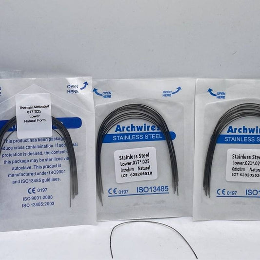 STAINLESS STEEL PREFORMED ARCHWIRES